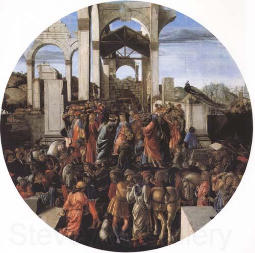 Sandro Botticelli Adoration of the Magi Spain oil painting art